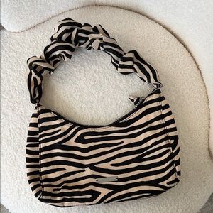 Loeffler Randall Zebra Print Shoulder Bag